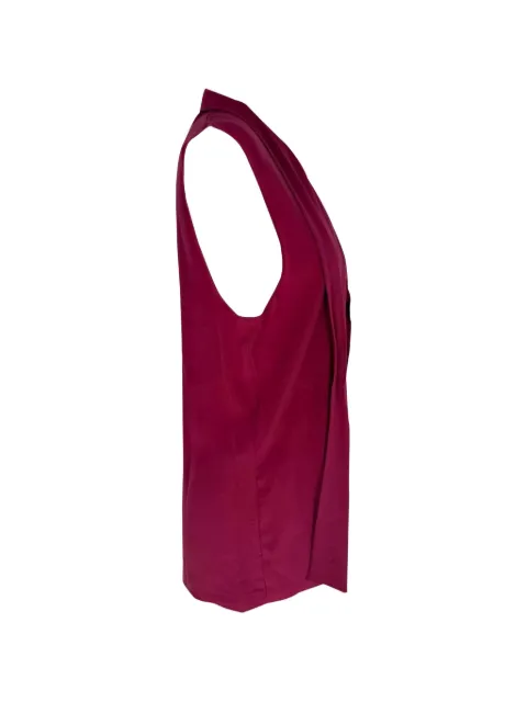 Gucci Pre-Owned V-neck sleeveless blouse Pink RFCPUGBCL766649W