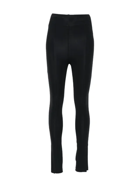 Parlor side-slit slim-fit trousers Black 202620