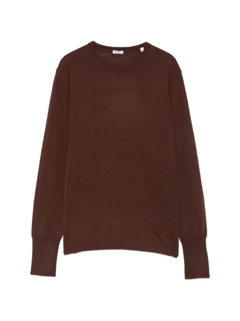 ASPESI crew neck long-sleeve sweater Brown W6P3366V108
