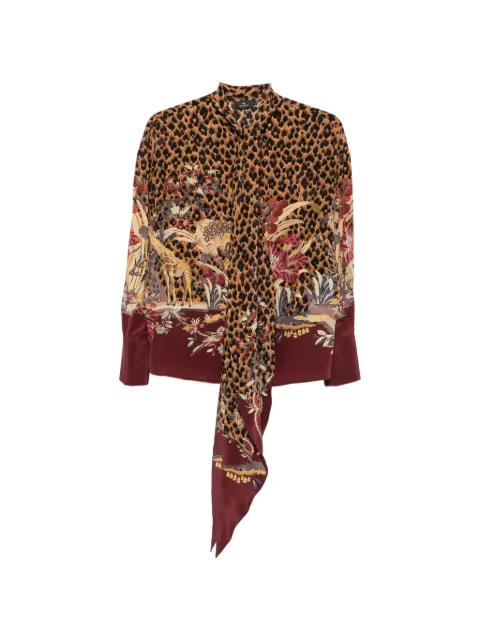 ETRO leopard-print shirt Brown WRIA007799SP11K