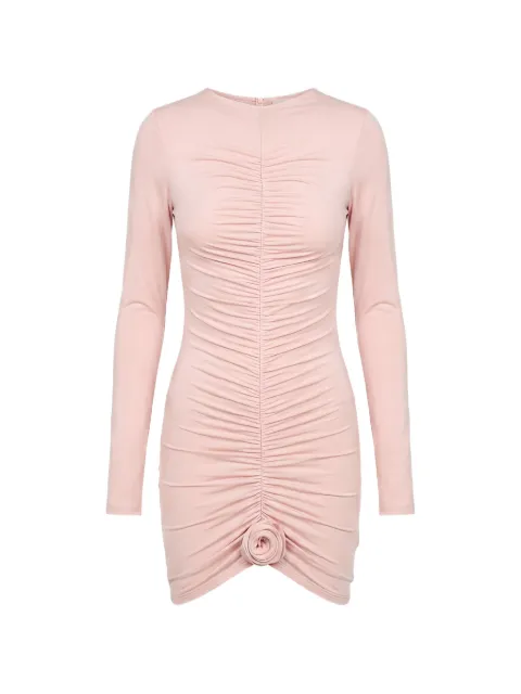 La Reveche Lillibet ruched floral-detail mini dress Pink LR24LLD