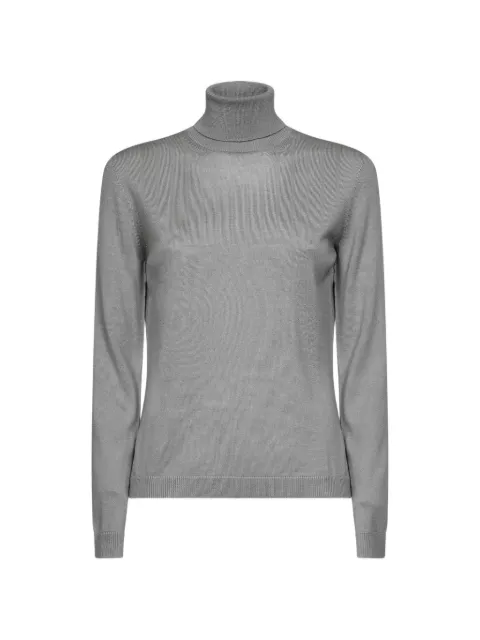 Blanca Vita turtleneck fine-knit sweater Grey 5421314202