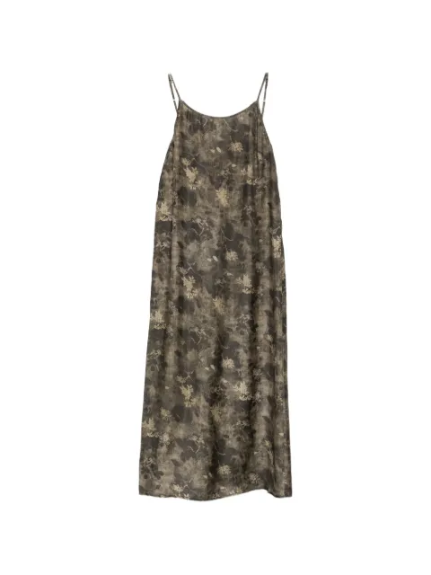 Uma Wang Anaya floral-print midi dress Green UP5011