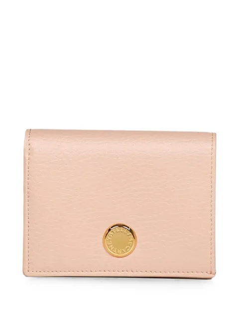 Stella McCartney Alter Mat logo-medal wallet Neutrals 7P0089WP06566802