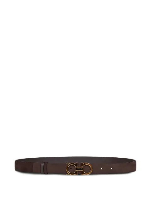 Ferragamo reversible and adjustable Gancini belt Brown 23A567DONNAH25789990
