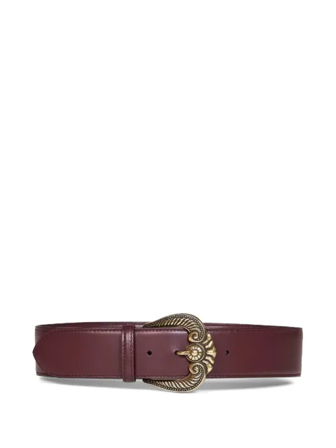 ETRO Paisley-pattern buckle leather belt Red WP3B0098AP11RR0108