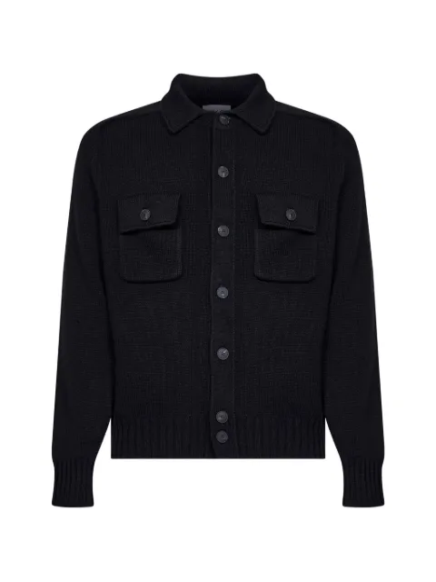 D4.0 button-up wool overshirt Black 1310925079099