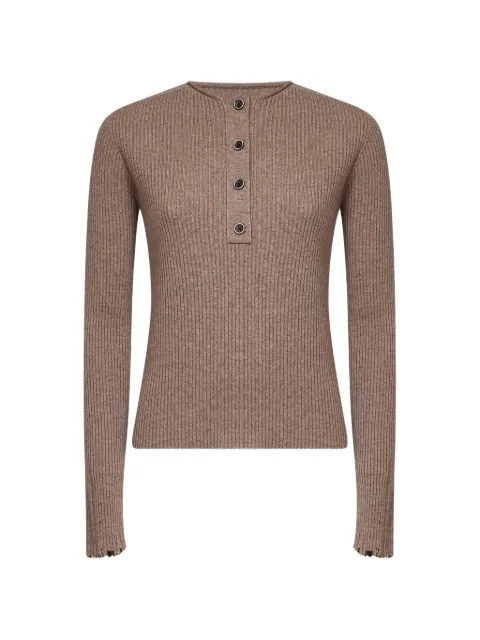 Uma Wang ribbed-knit sweater Brown UK7111