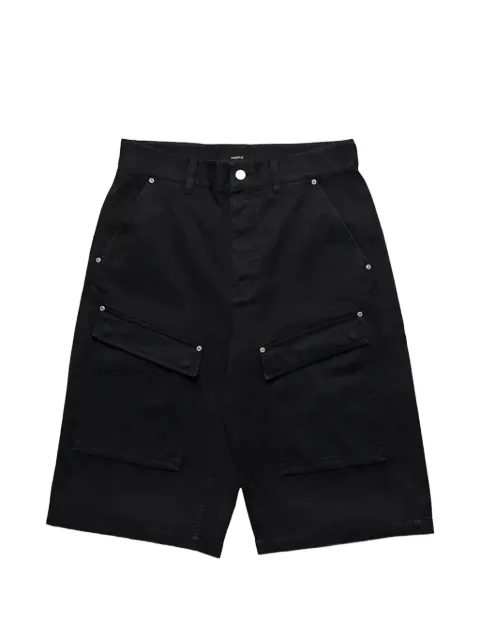 Purple Brand stone-wash cargo shorts Black M5024PBCS326