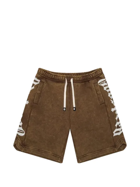 GODSPEED Courtside logo-print track shorts Brown GS587