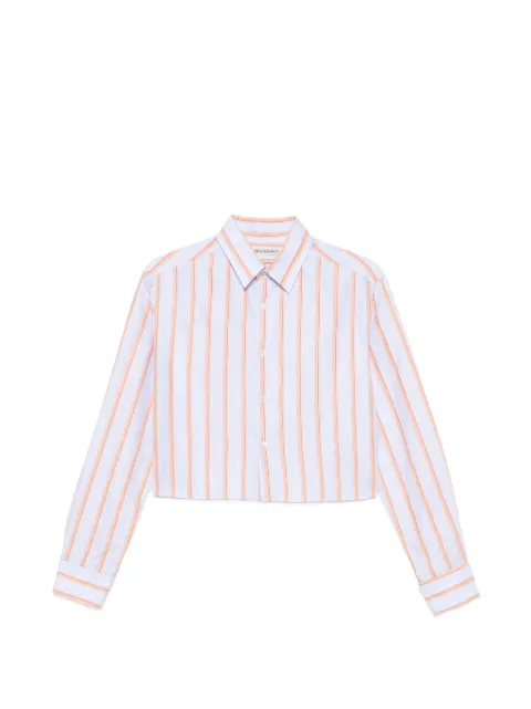 JW Anderson striped cropped shirt Blue SH0368PG2008