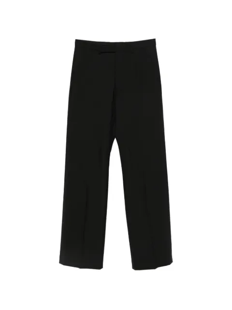 Rick Owens pressed-crease tailored trousers Black RU02F4352ZL