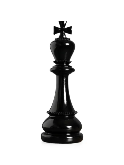 CU I SEEYOU beaded-trim king chess piece Black CU70713