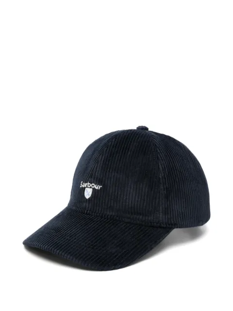Barbour Preston corduroy cap Blue MHA0911