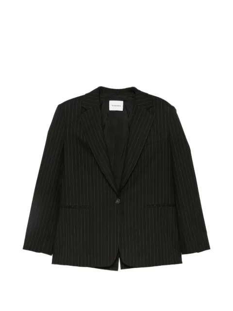 THE ANDAMANE pinstripe-pattern blazer Black T203011BTNW070833