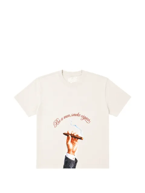 Melt graphic-print T-shirt Neutrals MS5433