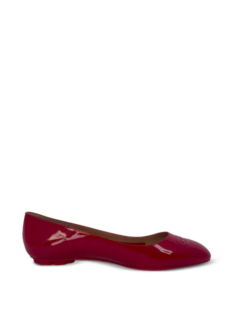 Ferragamo Pre-Owned Horsebit ballet flats Red RFCPUGBSH774412W