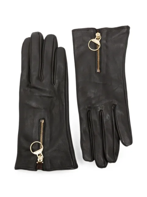 Barbour Arlene zip-detail gloves Black LGL0159