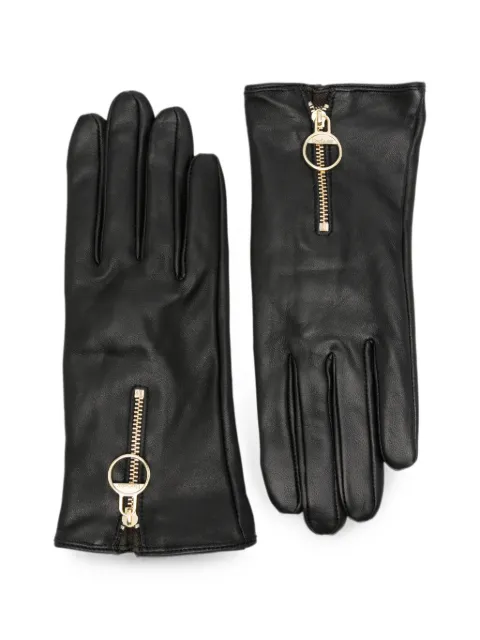 Barbour Arlene zip-detail gloves Black LGL0159