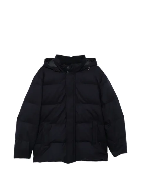 Canali hooded padded jacket Blue SG03516O30548