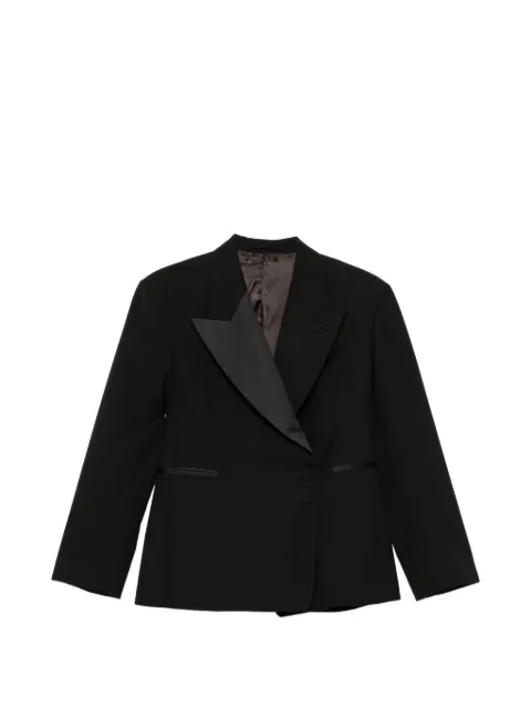 Wales Bonner double-breasted blazer Black WA26JA10WO01