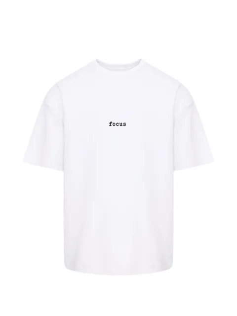 HAMZA graphic-print T-shirt White FOCUSONTHEMISSIONTSHIRT