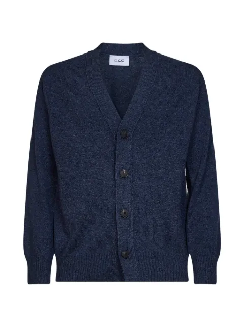 D4.0 V-neck button-up cardigan Blue 2318825051597