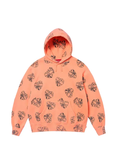 Supreme Love Cash hoodie Orange SU28106