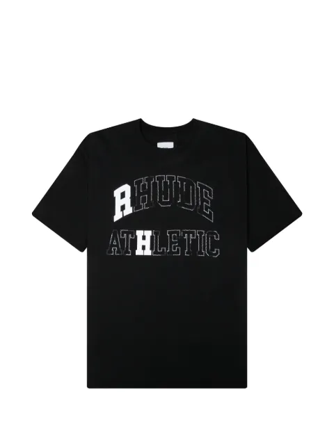 RHUDE Athletic Tee "Vintage Black" Black RHPS26TT19012BLK