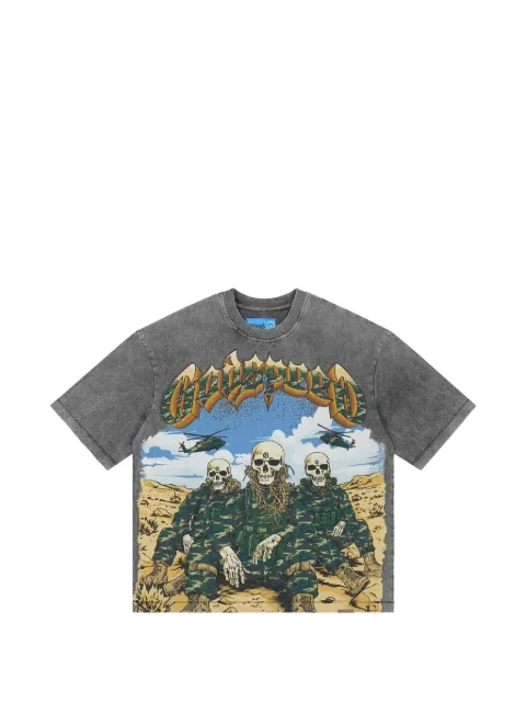 GODSPEED Squadron graphic-print T-shirt Grey GS590