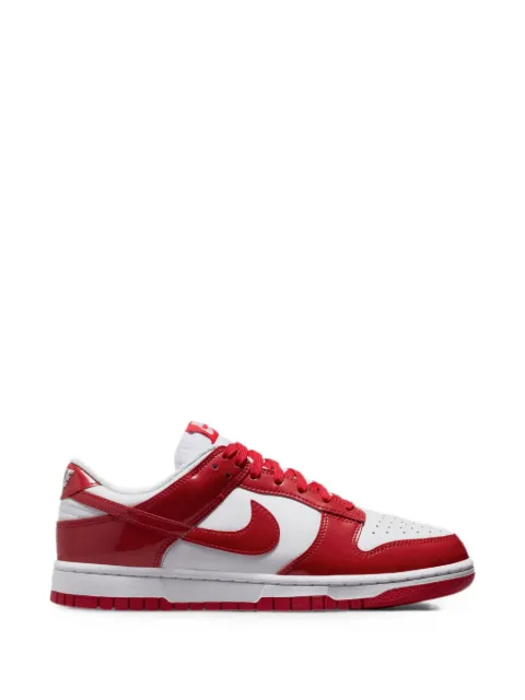 Nike Dunk Low patent-leather sneakers Red IV5104