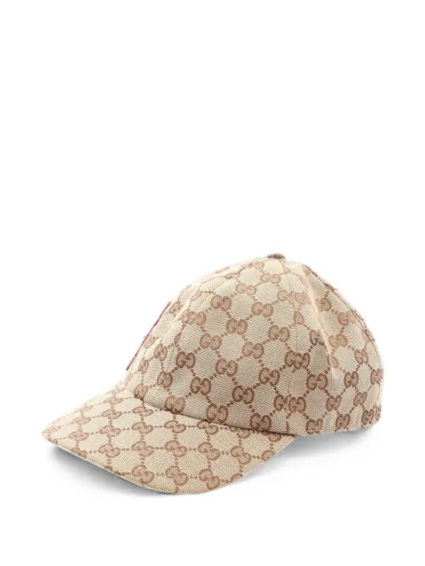 Gucci Pre-Owned 2010s GG canvas Yuko Higuchi baseball cap Neutrals 1092809