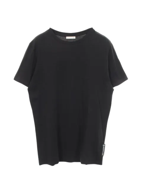 Moncler Vintage 2010s logo-print T-shirt Black 1093388
