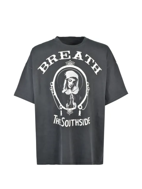 BREATH Maria graphic-print T-shirt Black BR26SST7902