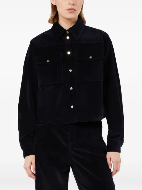Max Mara corduroy chest-pockets jacket Blue 2626196021600