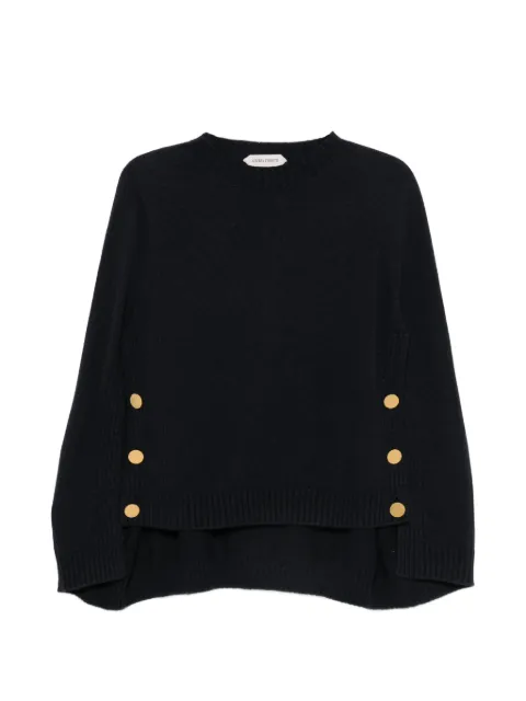 Alberta Ferretti button-embellished sweater Blue A09086603