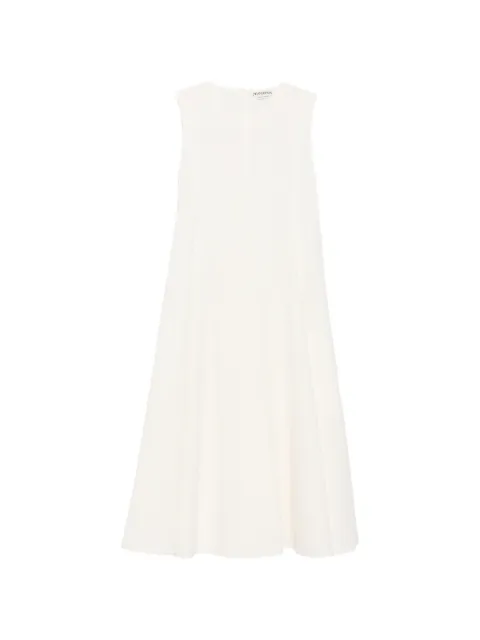 JW Anderson bow-detail sleeveless midi dress White DR0535PG2003