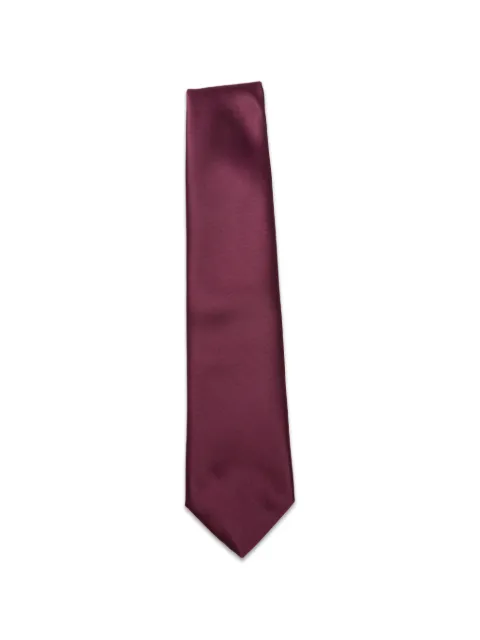 SAPIO satin-finish tie Red N00002