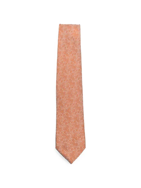 SAPIO check-pattern tie Orange N00002