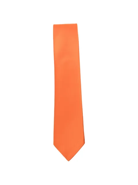 SAPIO satin-finish tie Orange N00002