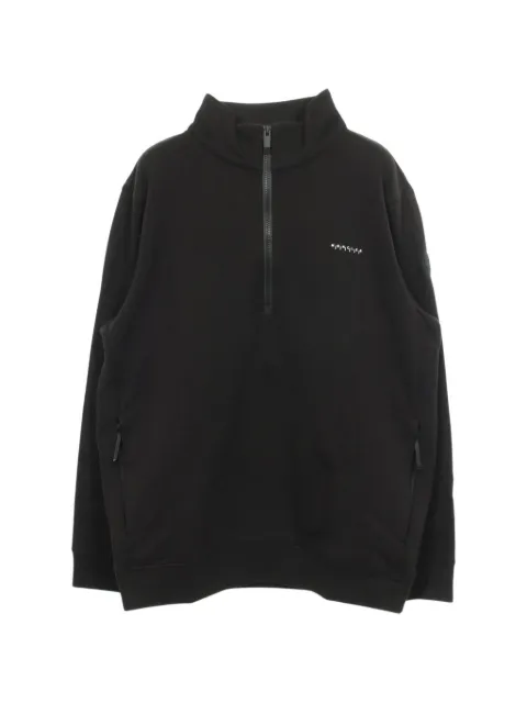 Moncler Vintage 2010s half-zip high-neck sweatshirt Black 1090179