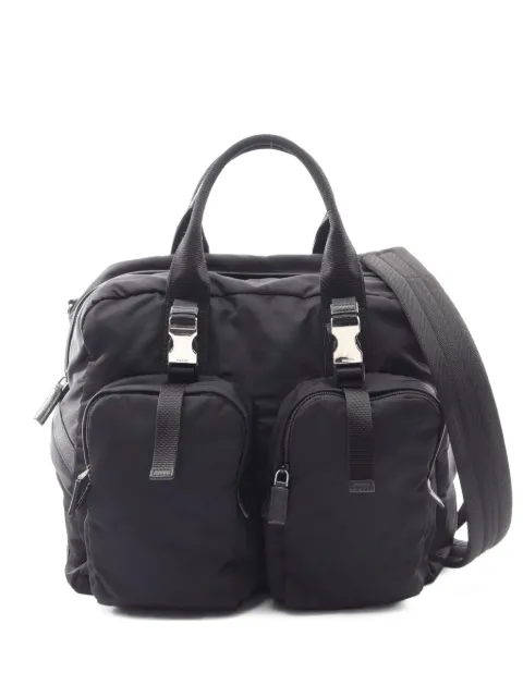 Prada Pre-Owned 2000s 2-Way duffel bag Black 1094941