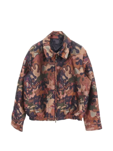 Christian Dior Pre-Owned x Peter Doig 2010s camouflage jacket Brown 1081350