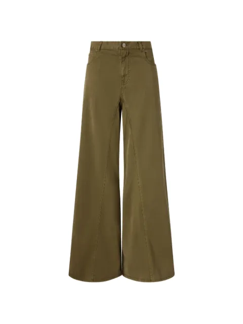 PINKO Winona wide-leg jeans Green 106228A3UY