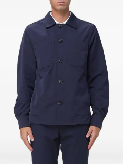 Save The Duck button-up single-breasted coat Blue D32582MGABA22