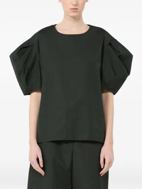 'S Max Mara Sabrina puff-sleeve T-shirt Green 2629116021600069
