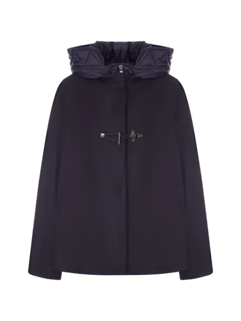 FAY ARCHIVE toggle-fastening single-breasted cape Blue NAW59533730YMV