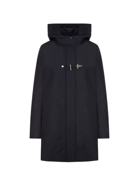 FAY ARCHIVE toggle-fastening hooded coat Blue NAW59533830ZXE