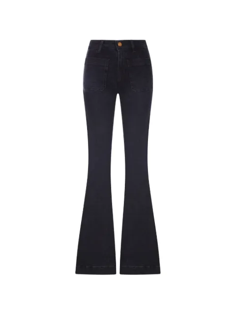 Seafarer patch-pocket flared jeans Black SWP0002TDS0018254