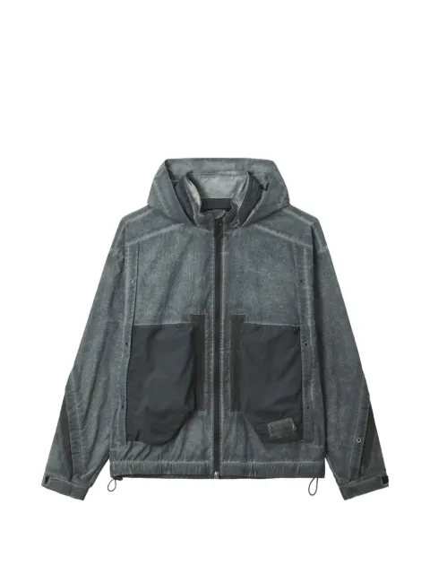 FIVE CM panelled hooded jacket Grey 5CXLJM00508X